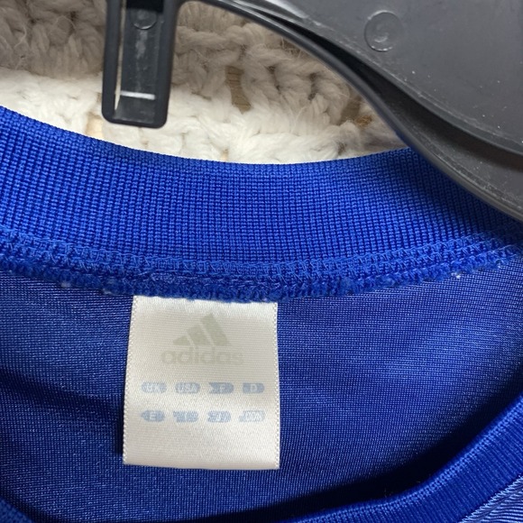 Kansas  Jersey Shirt Boys‎ XL Blue Adidas College Basketball  #34 - Picture 6 of 9